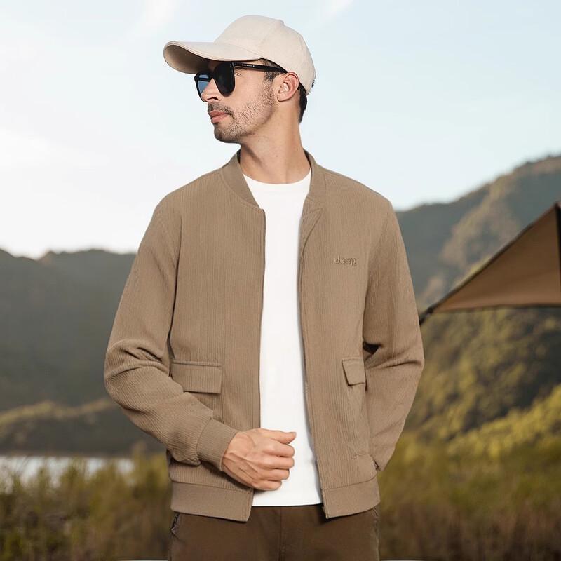 JEEP Men s Corduroy Baseball Jacket