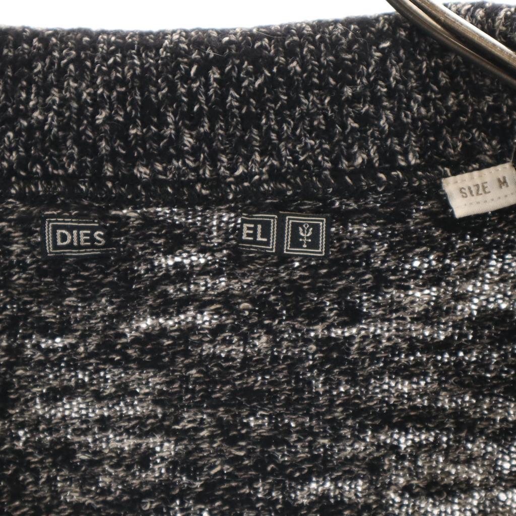 DIESEL Knit jacket M black Men's Used