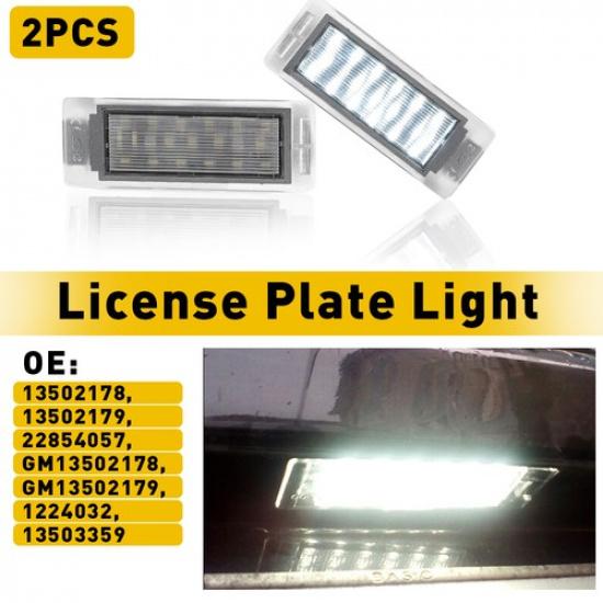 LED License Plate Light For Chevy Corvette Cadillac Buick GMC Acadia 2012 -