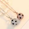 2022 World Cup Rhinestone Football Pendant Necklace