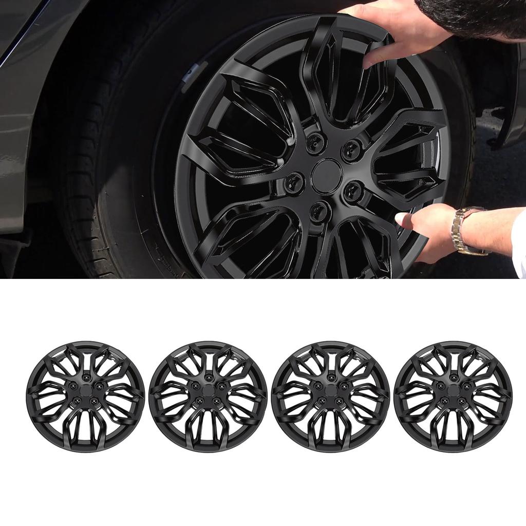 4 Pezzi Copricerchi da 14 Pollici Sostituzione per Cerchi AX R14 Copertura