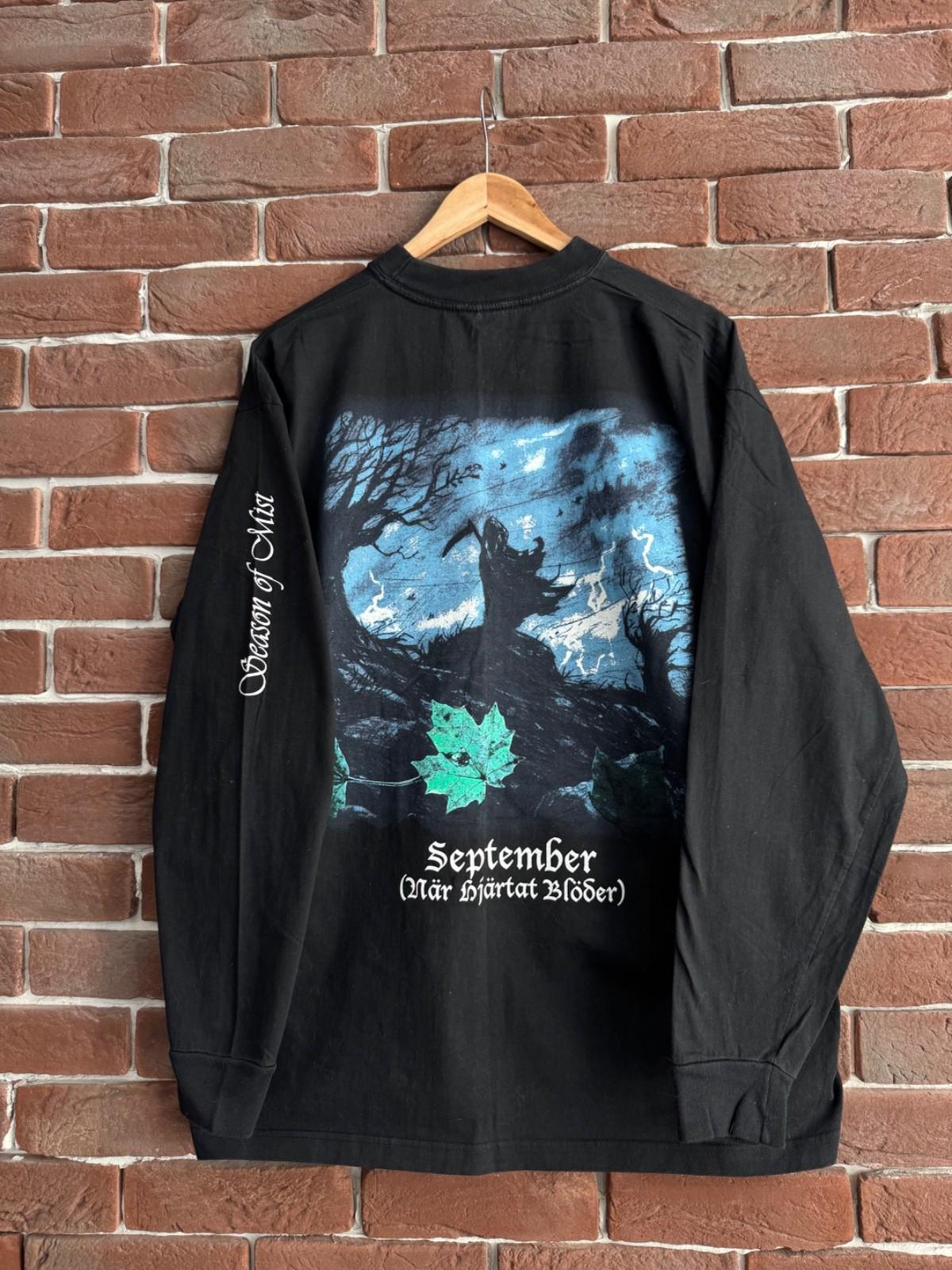 1998 And Oceans Gallery Of Thoughts Black Metal Band Tshirt xl black Unisex T-Shirt S