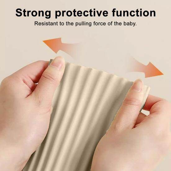2Pcs 400x8CM Anti-Collision Foam Safety Strip Cuttable Self-Adhesive 0.8CM Extra Thick Baby Proofing Furniture