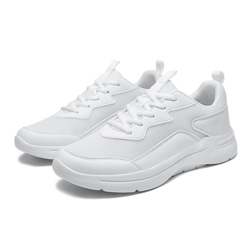 New Solid Color Minimalist Men Sports Shoes Autumn Elastic Ultra Light Running Shoes Wear Resistant Travel Outdoor Walking Shoes