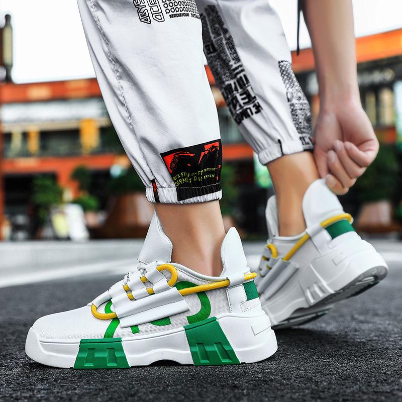 Мужские кроссовки с сетчатой ​​дышащей баскетбольной обувью — фото 4