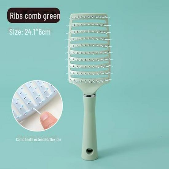 Internet Celebrity Fluffy Rib Styling Comb: Unisex, Hollow, Heat-Resistant, Essential for Hair