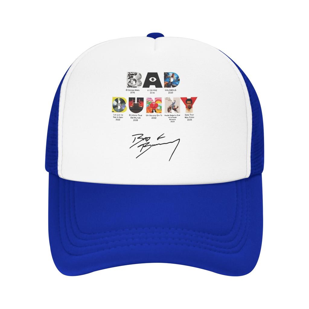 All Albums & Tours Cover Casual Sun Hats For Unisex-Teens Summer Bads Bunnys Kpop Rock Baseball Cap Trendy Sun Visor Trucker Hat