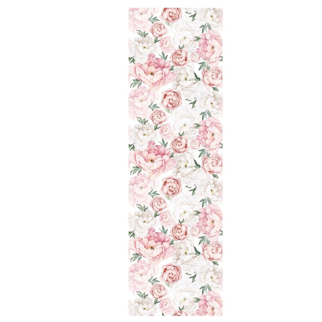 Seamless Waterproof Antifouling Wallpaper (Thick Ink Flower Green Plant)