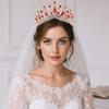 Vintage Style Rhinestone Bridal Crown Shiny Wedding Tiaras Headwear Bridal Tiara  Prom Event