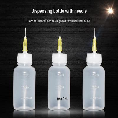 30ml Industrial Needle Dispensing Bottle for Rosin Flux, Oil, Alcohol, and Solvent