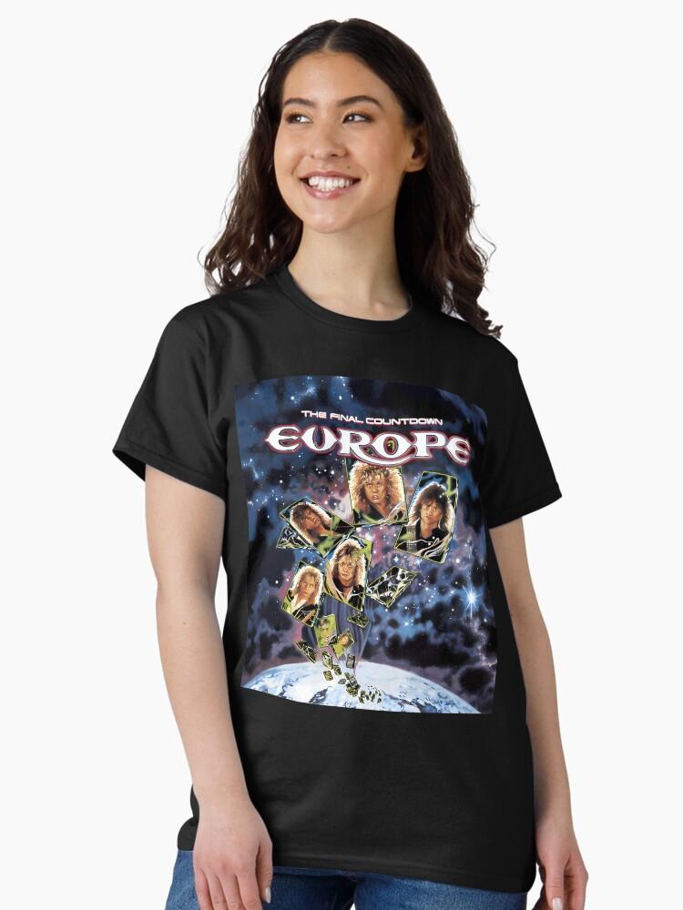 Europe The Final Countdown Foureb Europe Band War Of Kings Classic T-Shirt
