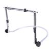 Harmonica Holder Adjustable Alloy Steel Professional Harmonica Neck Holder for 10 Hole 24 Hole Harmonicas Silver with