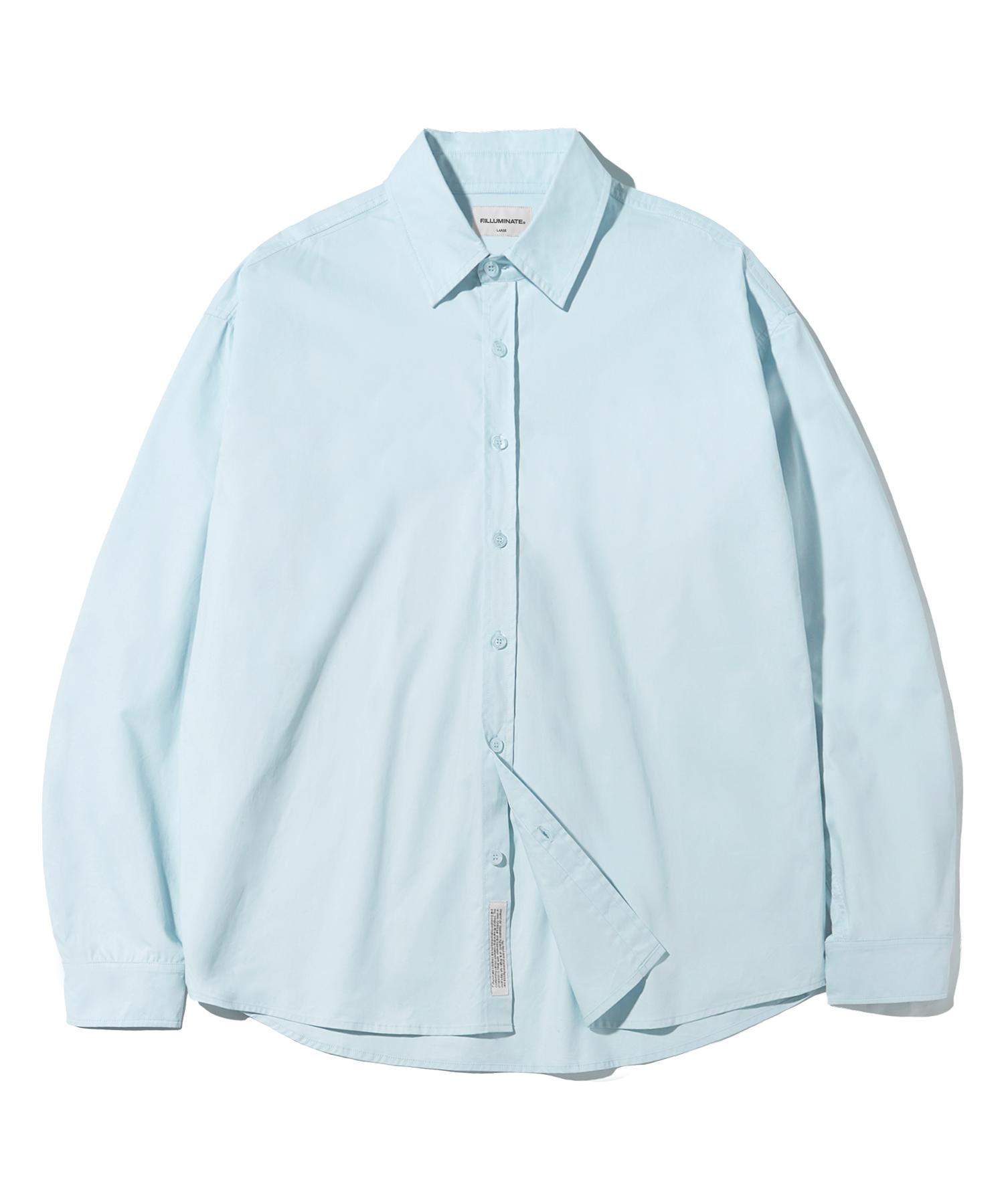 Illuminate Daily Essential Cotton Shirt - Sky Blue Sky Blue/S