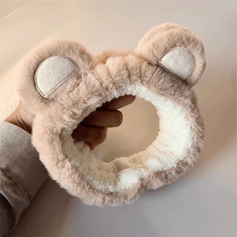 Cute Cartoon Face Washing & Makeup Headband for Women