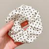 Korean Style Spring/Summer Floral Intestine Hair Scrunchie for Women – Elegant Ponytail Tie and Mori Girl Accessory.