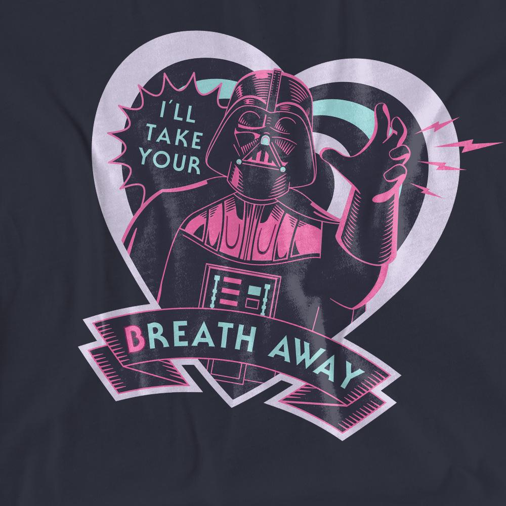 STAR WARS Unisex Adult Take Your Breath Away Darth Vader T-Shirt