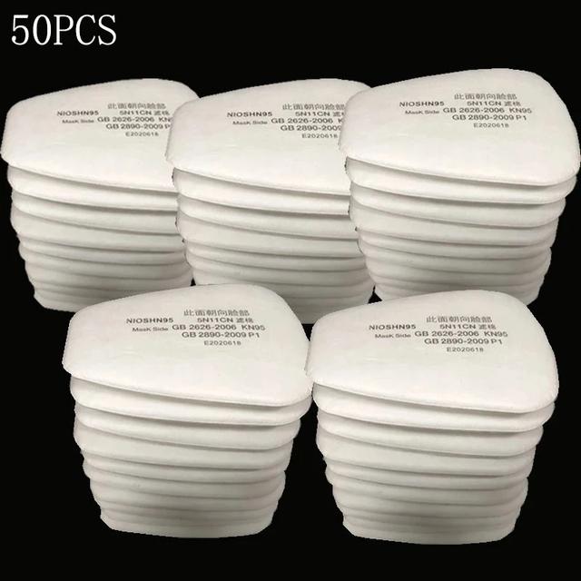 Spraying Painting Dust-proof 5N11 Cotton Filters 501 for 3M 6001 6002 6004 6200/7502 Cartridge 6800 Chemical Respirat Respirator