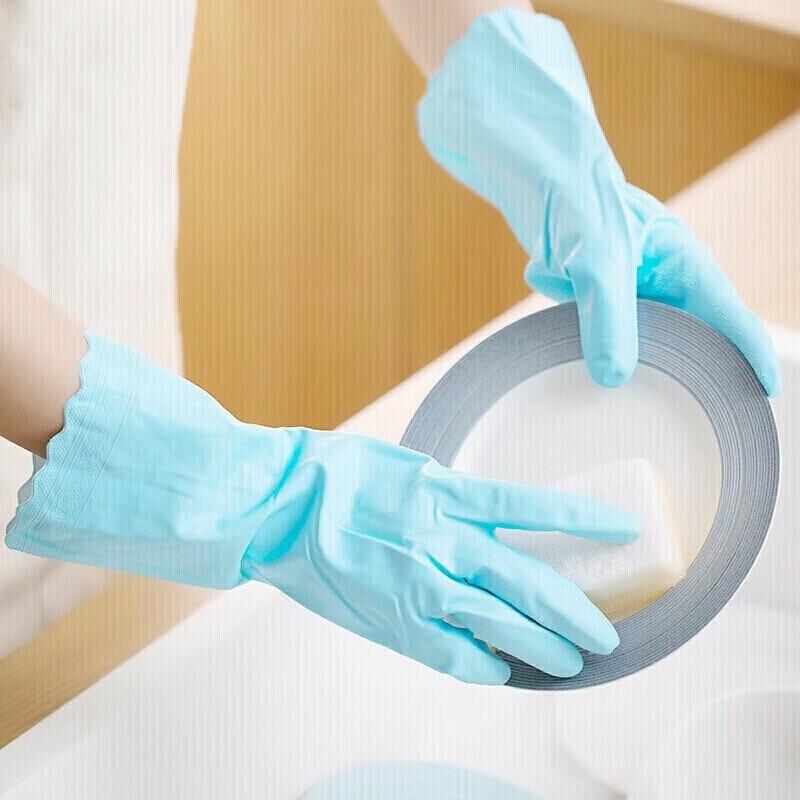 Chahua PVC Durable Laundry Rubber Gloves