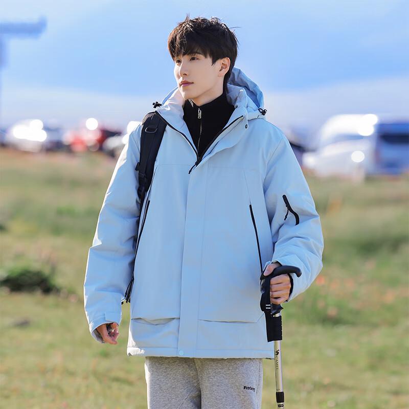 

Мужская зимняя куртка-пуховик с капюшоном VUUG 3XL