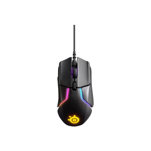 SteelSeries Gaming Mouse Wired Dual Sensor Weight/Center of Gravity Customization Function Equipped with 32-bit ARM Processor Rival 600 62446