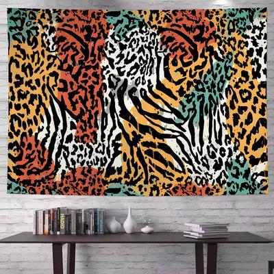 Zebra Stripe Leopard Printed Large Wall Tapestry Art Science Fiction Room Home Decor Decor Blanket