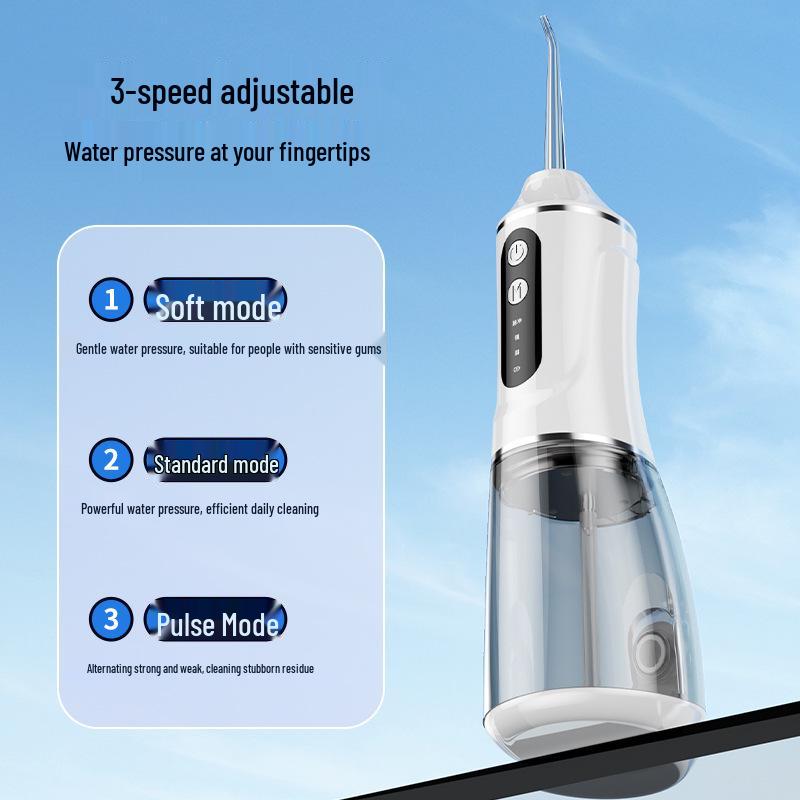 Portable Electric Oral Irrigator Water Flosser - Handheld Teeth Cleaner for Home Use