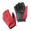 Yamaha Motor Riding Gloves MOTOR YL4002 CYBERLEATHER Intake Wine Size (Yamaha) [YAMAHA ORIGINAL] Gloves, Red, M, 90792-G099M