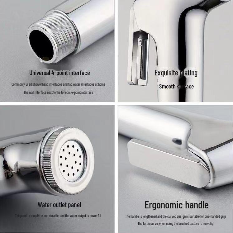 Pistola Bidet Portatile in Acciaio Inossidabile per la Pulizia del WC
