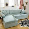 Geometric Elastic Sofa Cover Slipcovers L-Shaped Corner Sofa Couch Cover Armchair Sofa Cover 1/2/3/4 Seater for Living Room 1PC