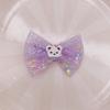 Korean Heart Mesh Bow Hair Clips for Kids - Cute Duckbill Embroidered Hair Accessories
