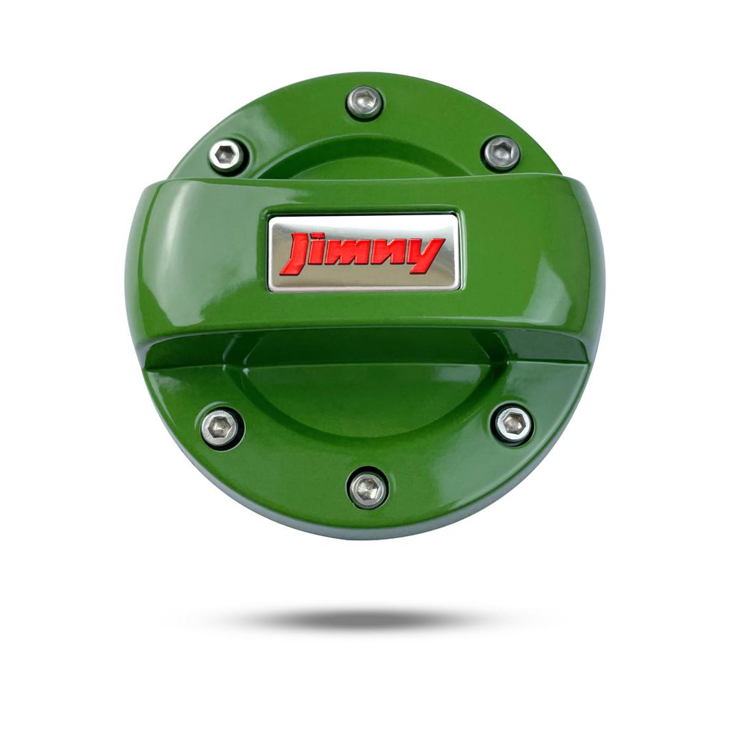 AYDMY Rare Handmade Jimny Gas Filler Cap Cover (Green) [Used]