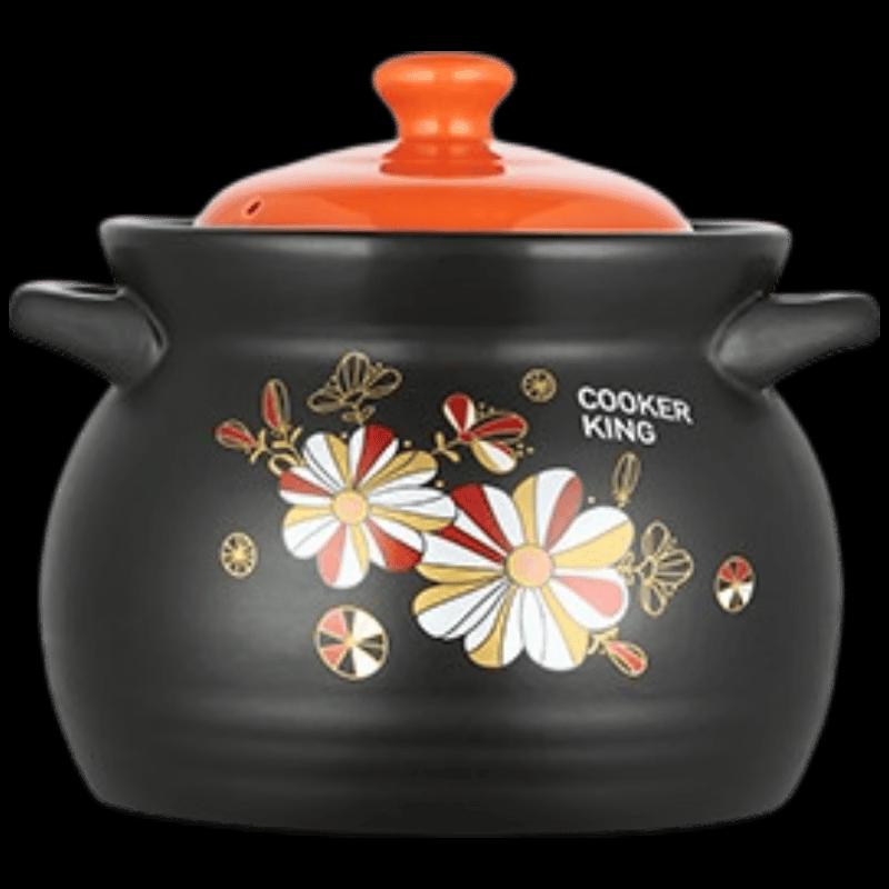 COOKER KING 5L Heat-Resistant Ceramic Casserole Pot