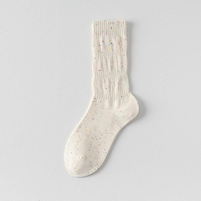 Female Spring and Autumn Loose Open Not To Pull Foot Moon In Tube Socks