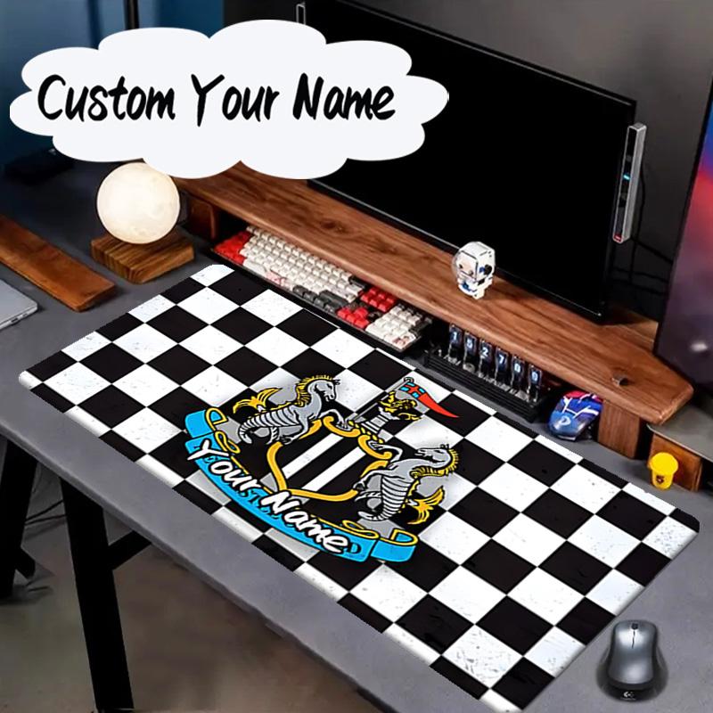 Custom Name Mouse Pad Dynamic Newcastle Football  Mouse Pad, Gaming Mouse Pad, Keyboard Pad, Desk Decor for Computer Notebook Fan Birthday Gift