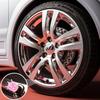 4PCS Crown Bling Tire Stem Valve Caps, Crystal Diamond Car Wheel Tire Valve Caps Universal Copper Core Stem Covers for Cars, SUV, Trucks, Bikes,