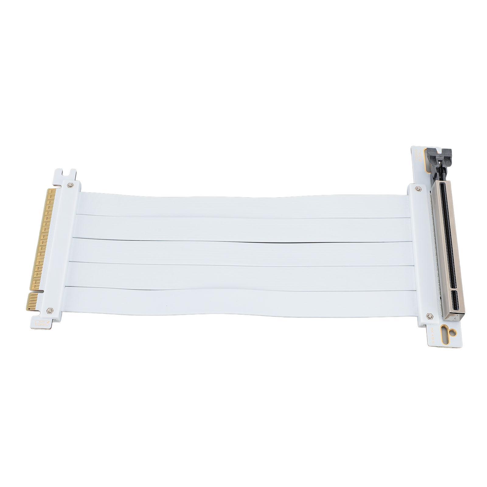 PCIe 4.0 X16 Extension Cable 90 Degree High Speed Flexible Graphics Card Extender Cable for  4090  8900 GPU