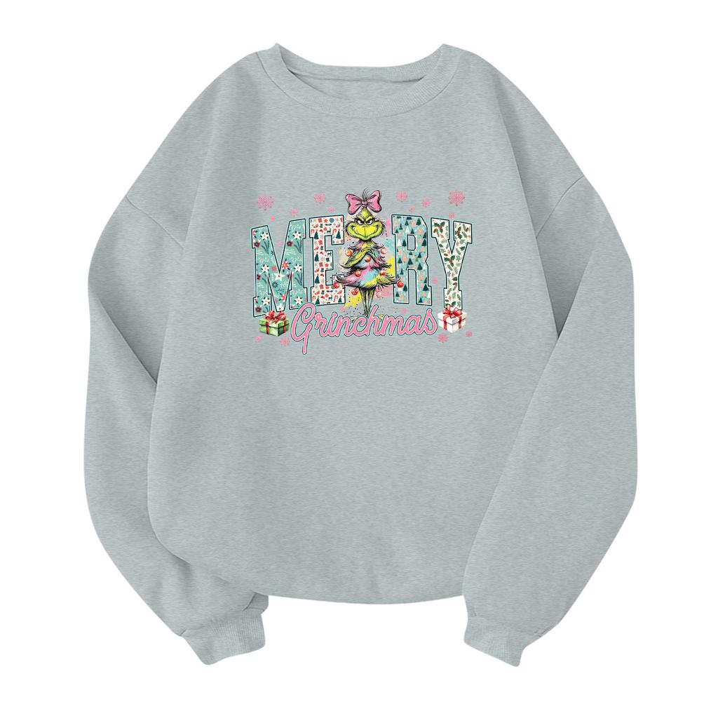 Children's Fashionable Lightweight Long-sleeved Round Neck Pullover With Pockets Printed Pullover