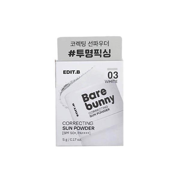 Edit B Bare Bunny Correcting Sun Powder 03 White 5g