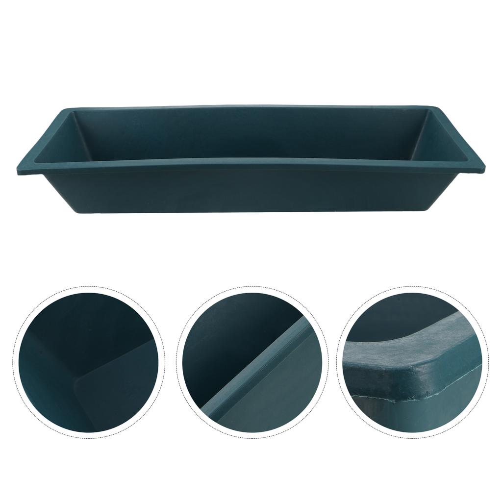 60 cm Tierfütterung Schwerlast-Futtertrog für Schweine Ziegen Schafe Hühner Rinder Wassertrog Viehfutterbehälter Geflügel