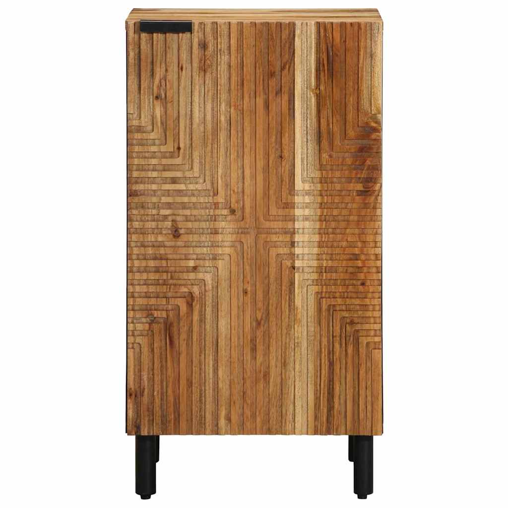Sideboard with Shelf Brown 40 X 33.5 X 75 Cm Solid Mango Wood