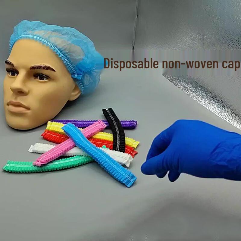 HUIHUADU Disposable Non-Woven Bouffant Caps