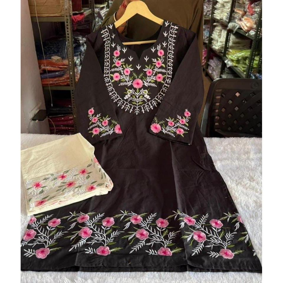 Indian Pakistani Ethnic Kurta Palazzo Set Women Office Party Wear Kurti Cord Set