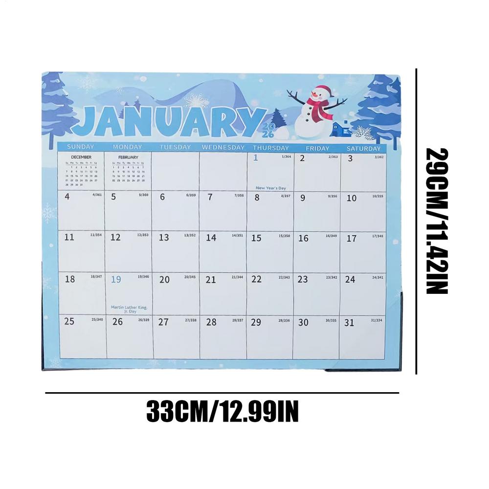 2026 Magnetic Refrigerator Family Calendar 18-Month Fridge Calendar to June 2027 Tear-Off Calendar Schedule Planner Calendar