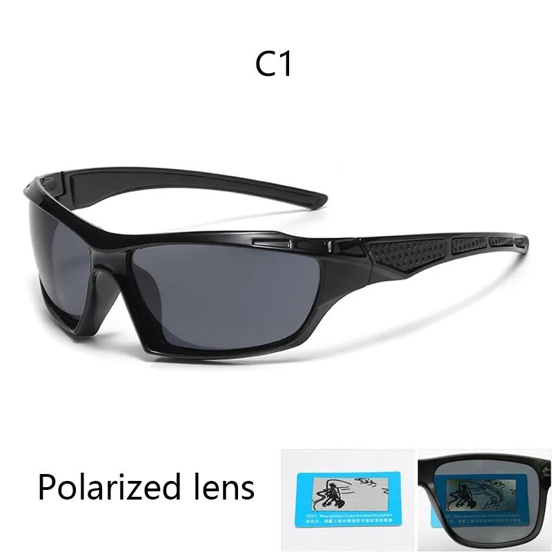 HD Polarized Fashion Sports Sunglasses Protection Personalized Glasses Round Frame Metal Men s And Women s UV400 Goggles Polarized lens