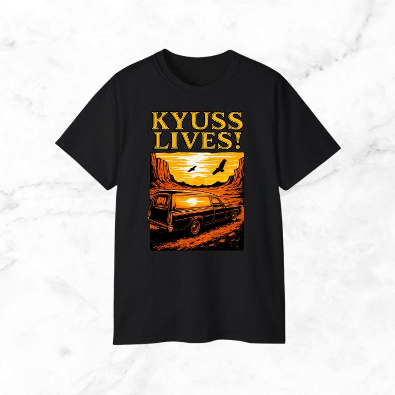 Kyuss Exclusive T-Shirt Band T-Shirt Unisex Cotton Tee 3XL