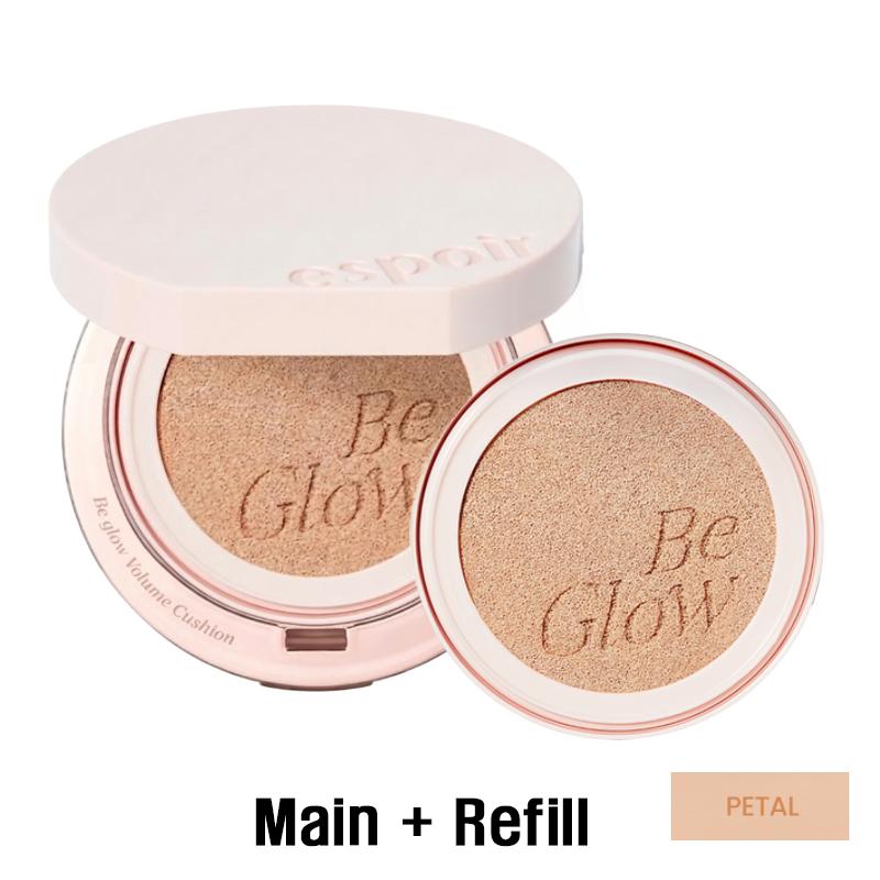 Espoir NEW Be Glow Volume Cushion (Set: Cushion 13g + Refill 13g)  (10 Options)