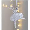 Lightweight Acrylic Christmas Tree Ornament Hanging Decoration Clear Transparent Material with Multicolor Visual Effects