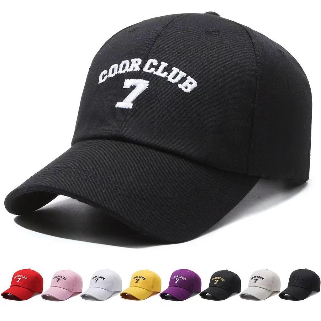Letters Embroidery Coorclub 7 Sunshade Cap Women Outdoor Sunscreen Breathable