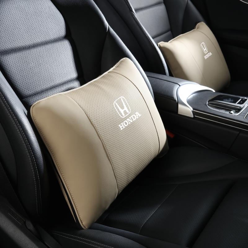 Honda Accord CR-V Civic Car Headrest & Lumbar Support Pillow Set