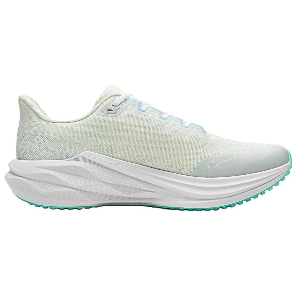 Li Ning Running Collection Textile, Synthetic Leather Low top Running Shoes Men's Ivory ARBW009-4